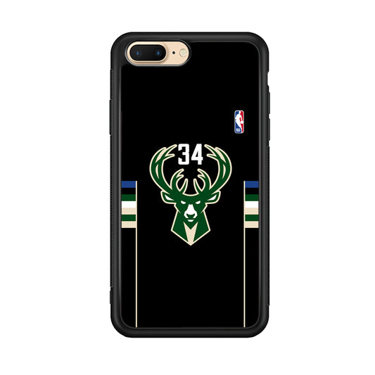 Milwaukee Bucks 34 Pride iPhone 8 Plus Case