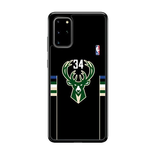 Milwaukee Bucks 34 Pride Samsung Galaxy S20 Plus Case