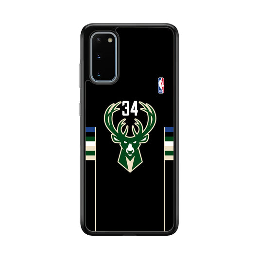 Milwaukee Bucks 34 Pride Samsung Galaxy S20 Case