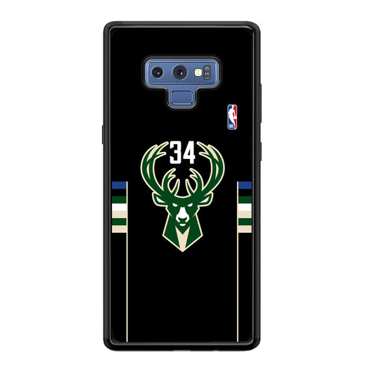 Milwaukee Bucks 34 Pride Samsung Galaxy Note 9 Case