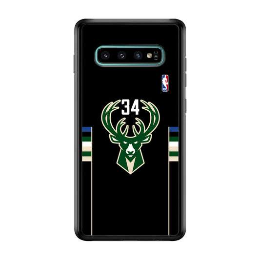 Milwaukee Bucks 34 Pride Samsung Galaxy S10 Plus Case