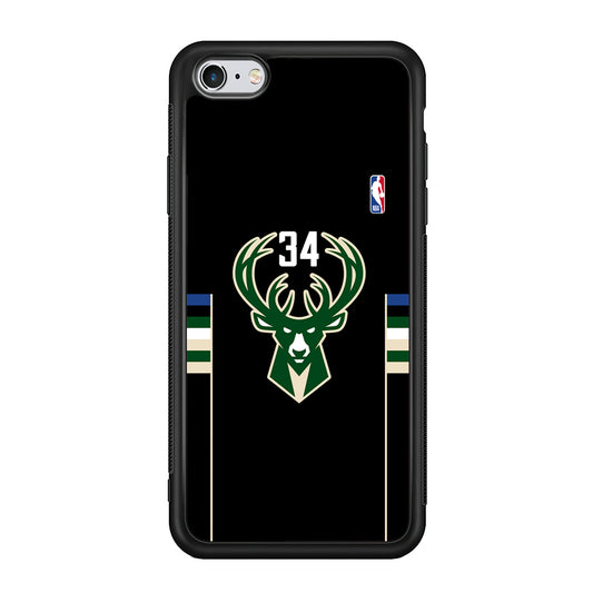 Milwaukee Bucks 34 Pride iPhone 6 Plus | 6s Plus Case