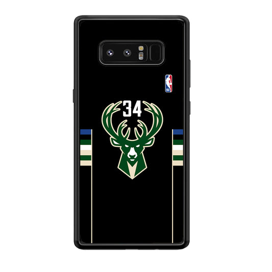 Milwaukee Bucks 34 Pride Samsung Galaxy Note 8 Case
