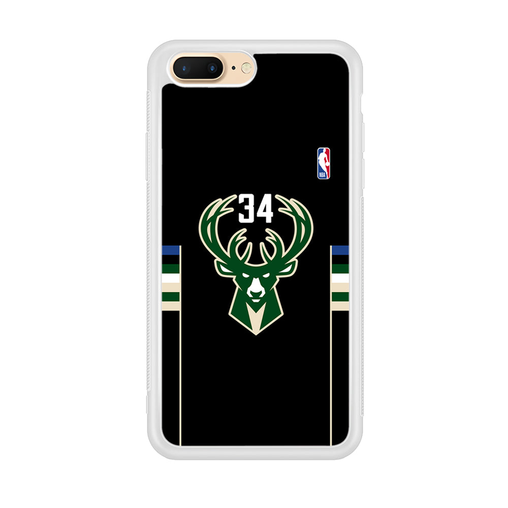 Milwaukee Bucks 34 Pride iPhone 8 Plus Case