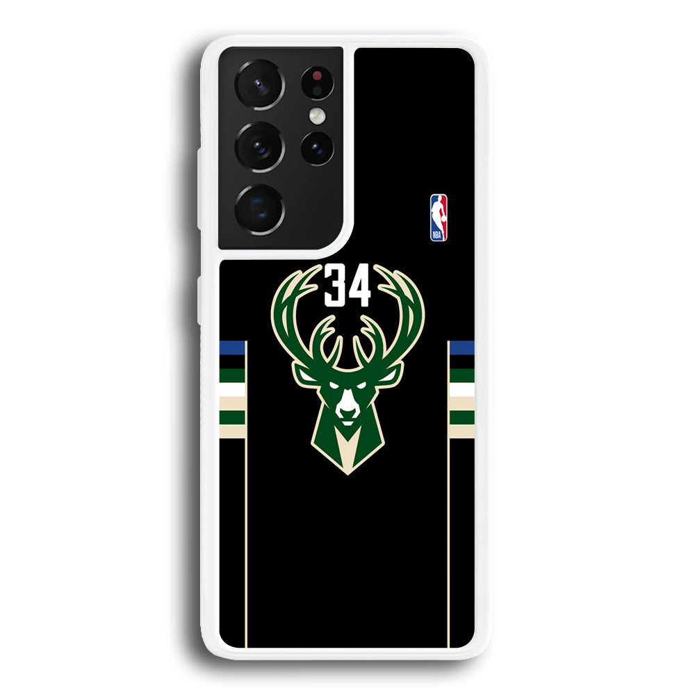 Milwaukee Bucks 34 Pride Samsung Galaxy S21 Ultra Case