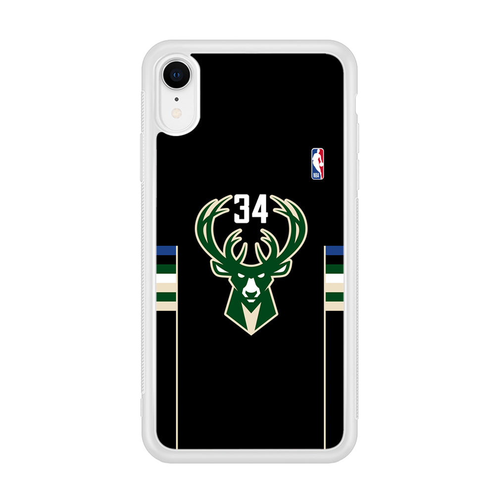 Milwaukee Bucks 34 Pride iPhone XR Case