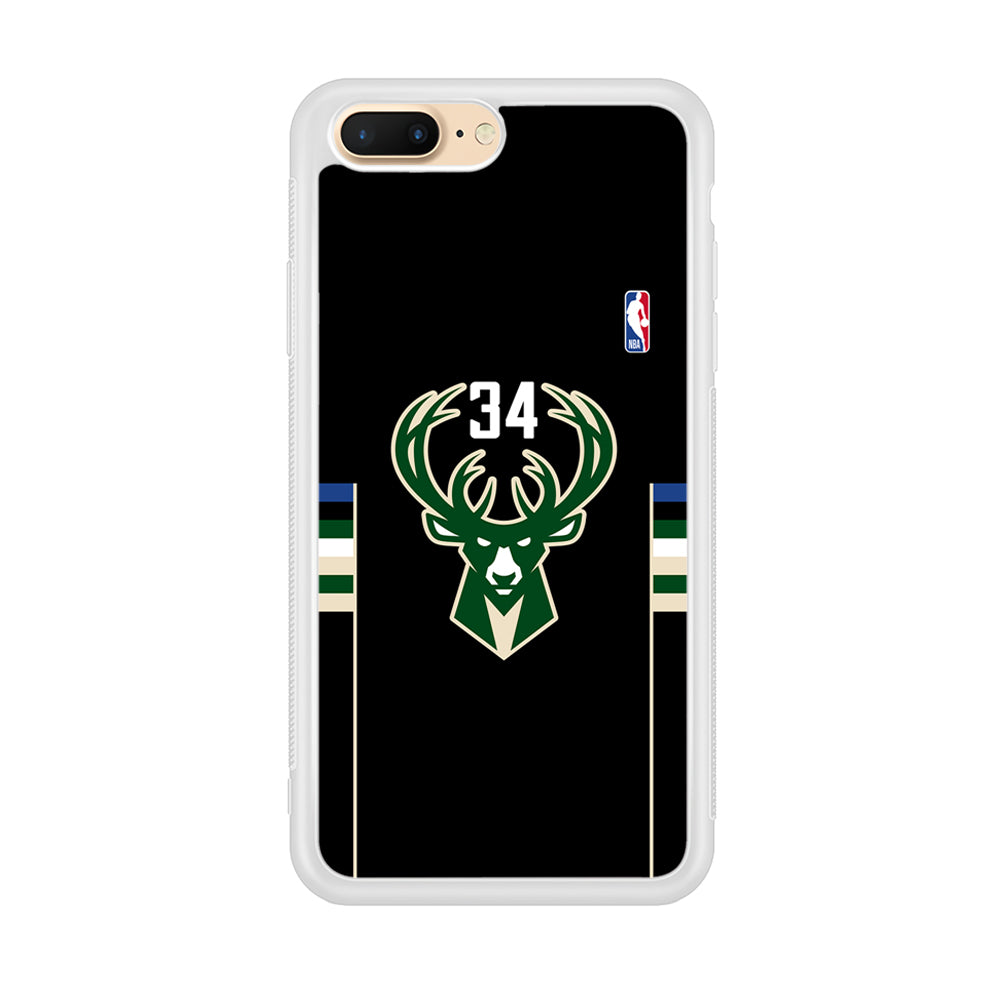 Milwaukee Bucks 34 Pride iPhone 7 Plus Case