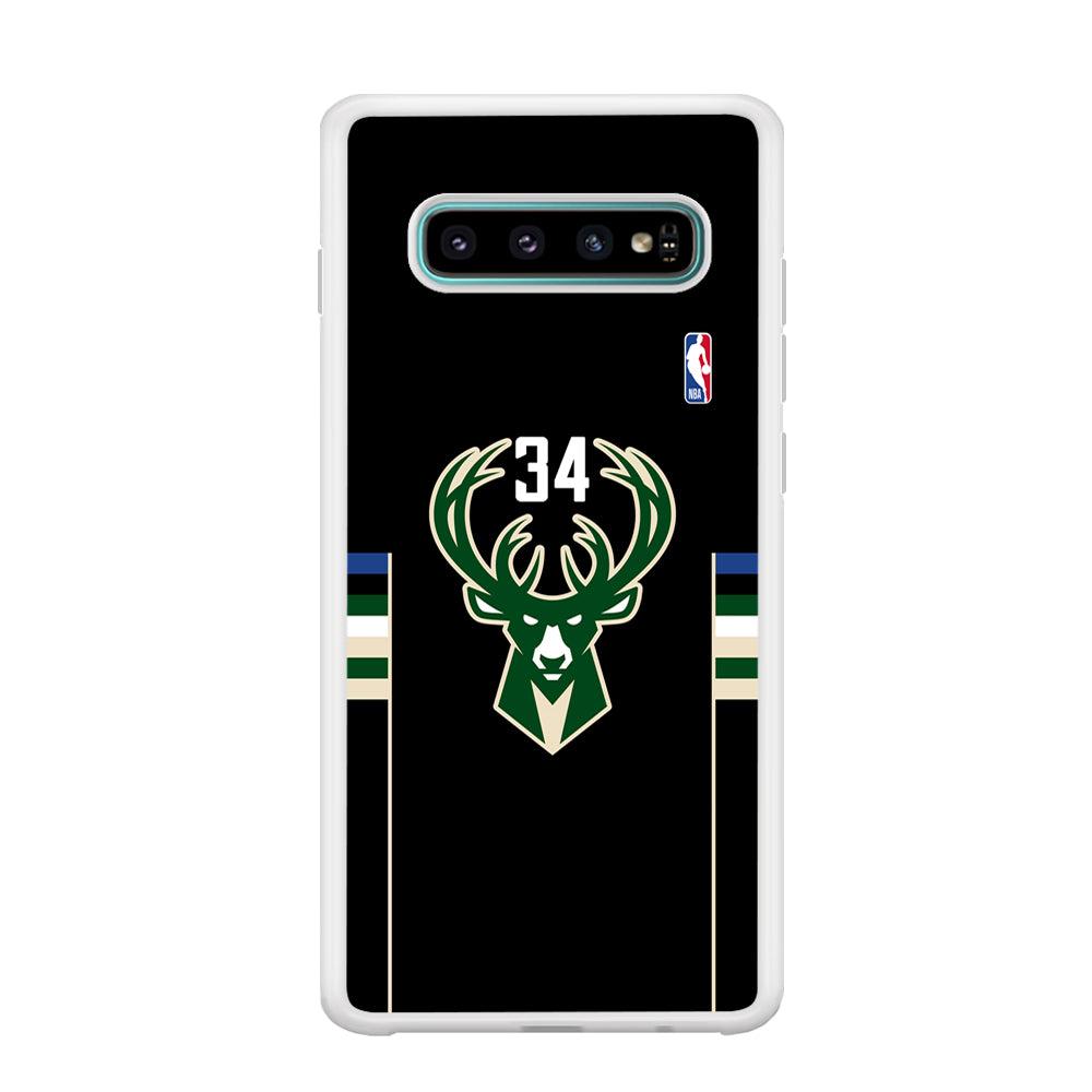 Milwaukee Bucks 34 Pride Samsung Galaxy S10 Case