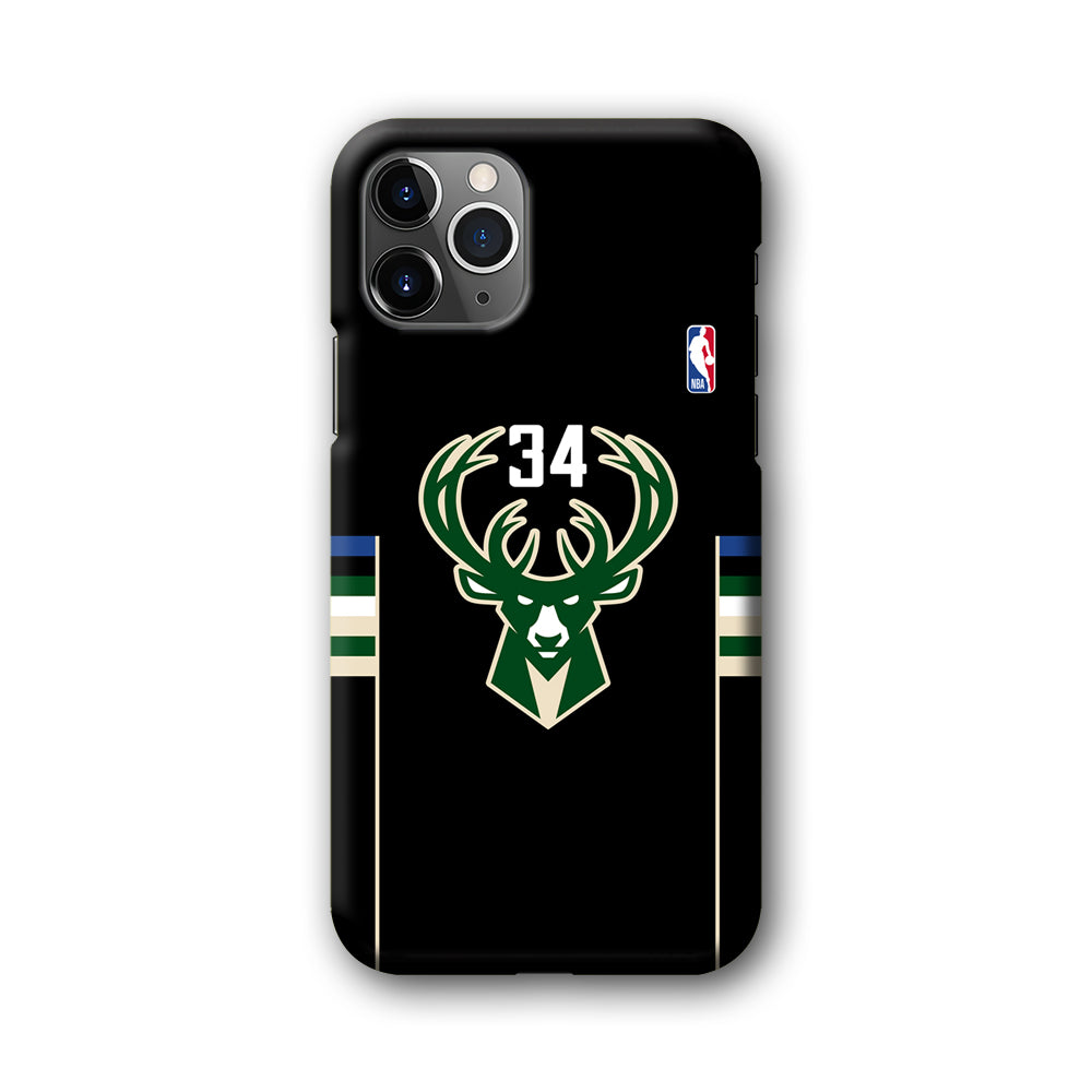 Milwaukee Bucks 34 Pride iPhone 11 Pro Case