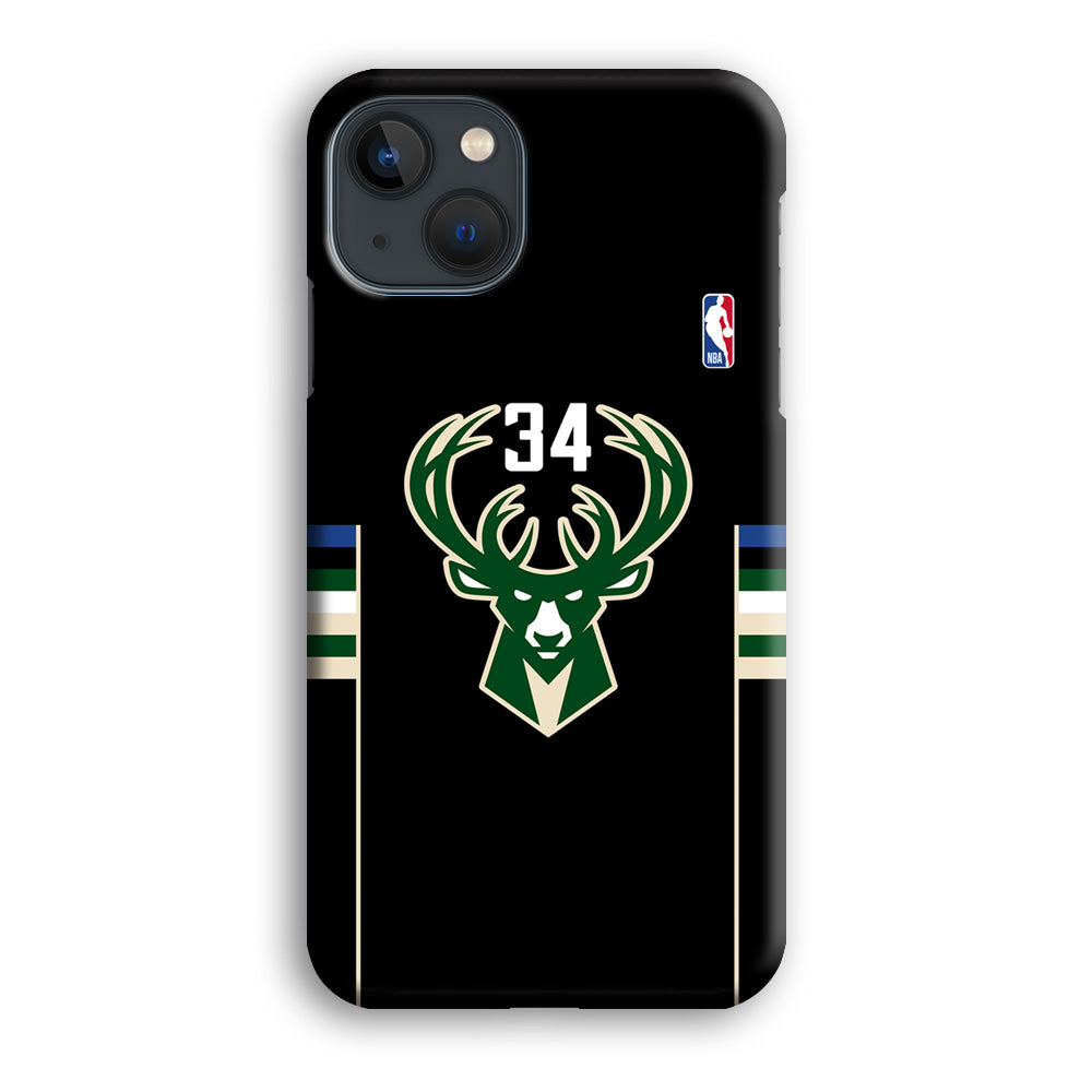 Milwaukee Bucks 34 Pride iPhone 13 Case