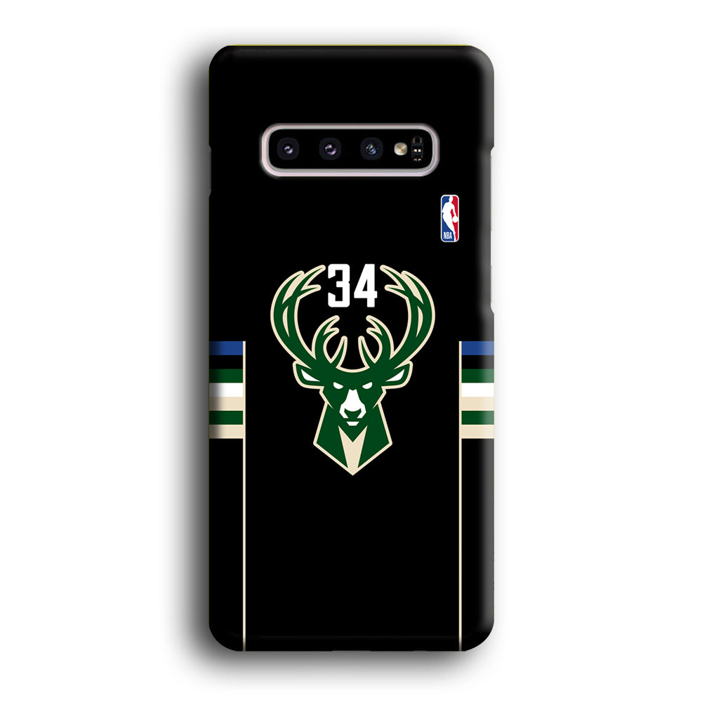 Milwaukee Bucks 34 Pride Samsung Galaxy S10 Case