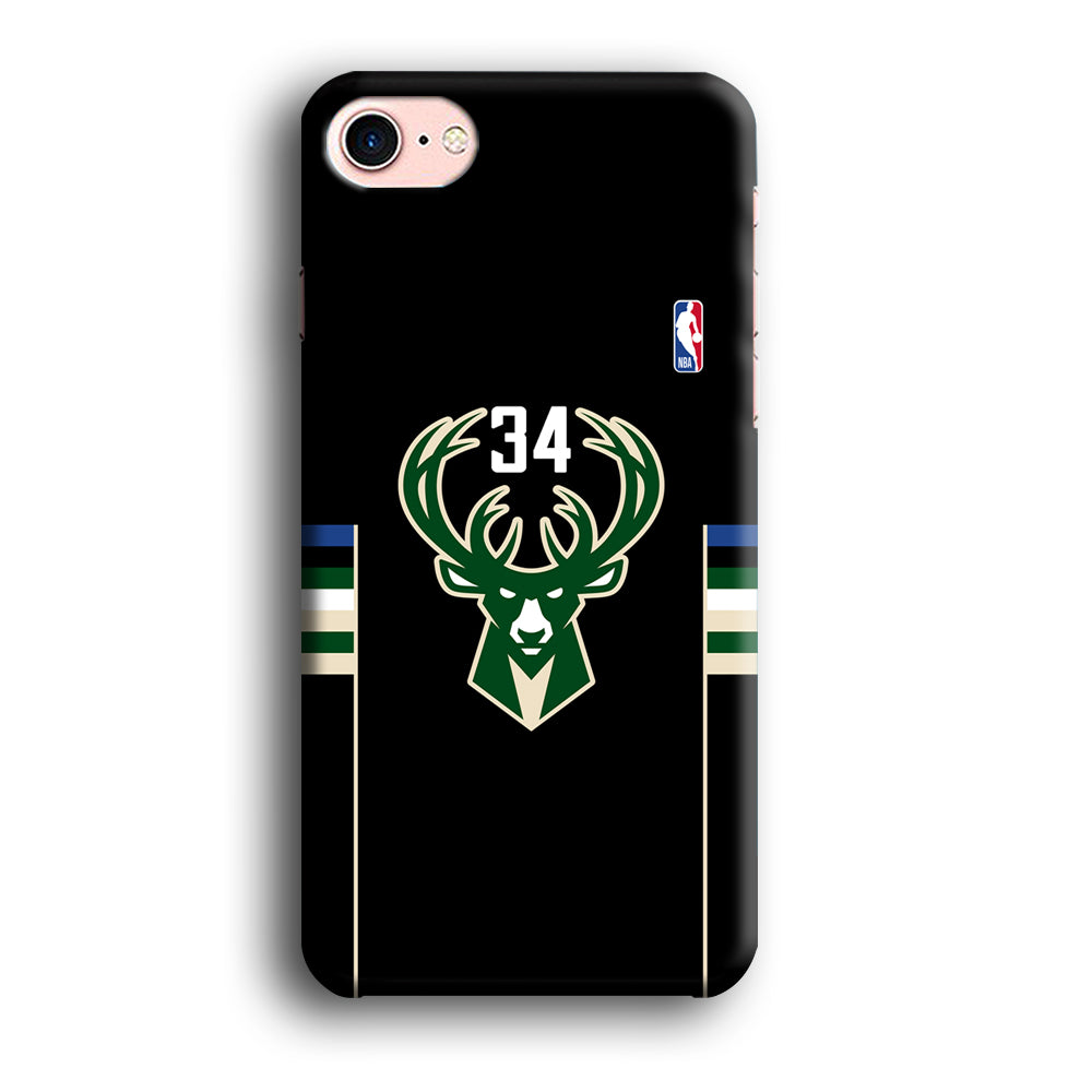 Milwaukee Bucks 34 Pride iPhone 8 Case