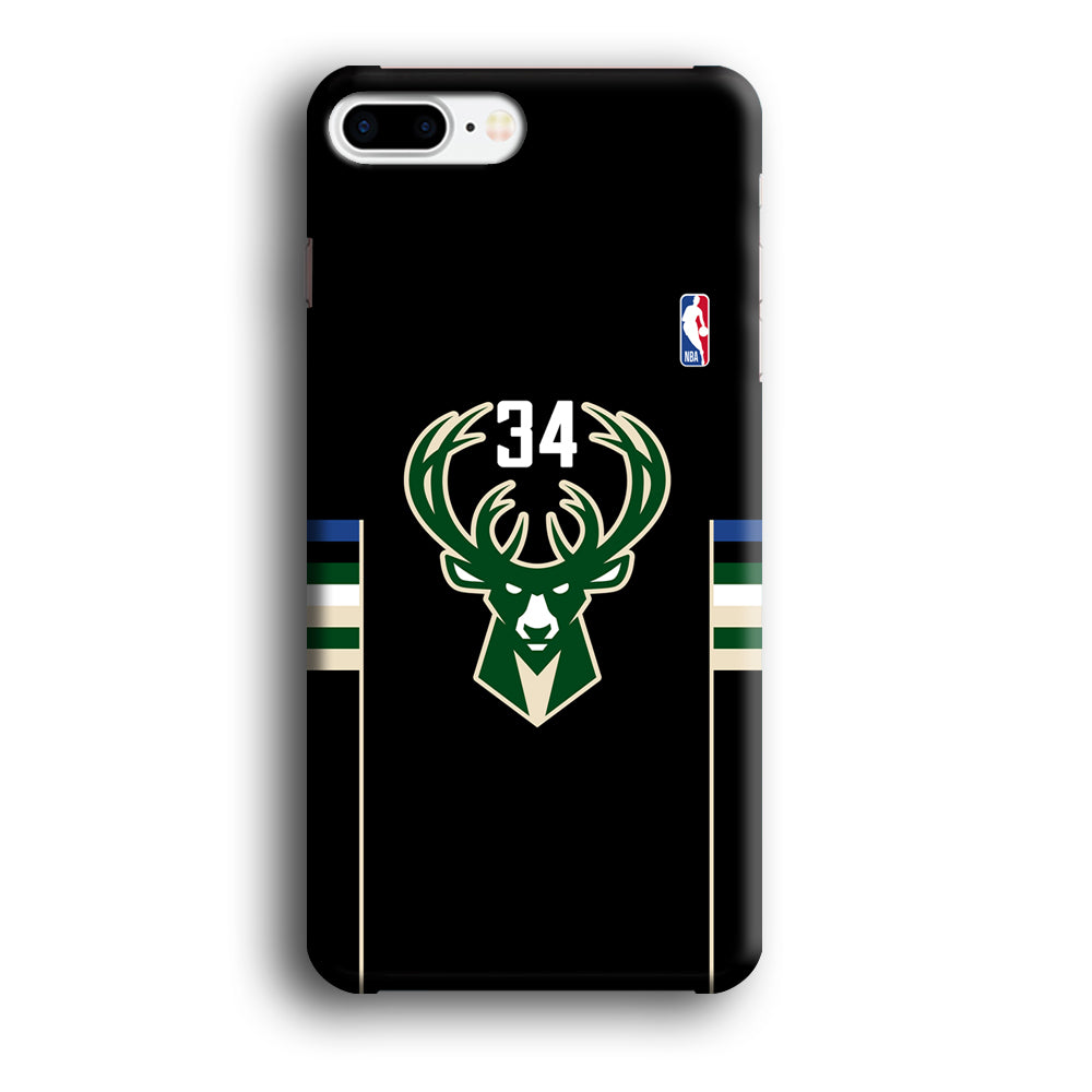 Milwaukee Bucks 34 Pride iPhone 8 Plus Case