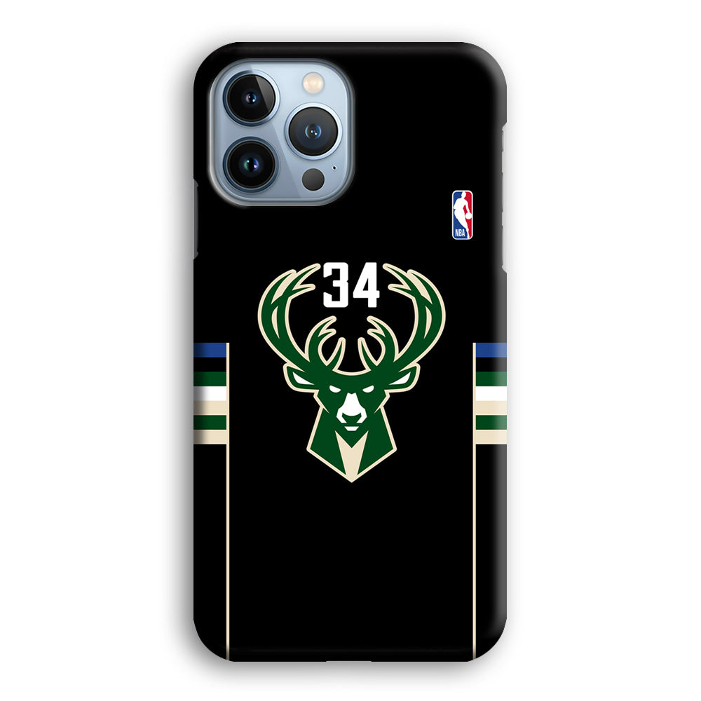 Milwaukee Bucks 34 Pride iPhone 13 Pro Max Case