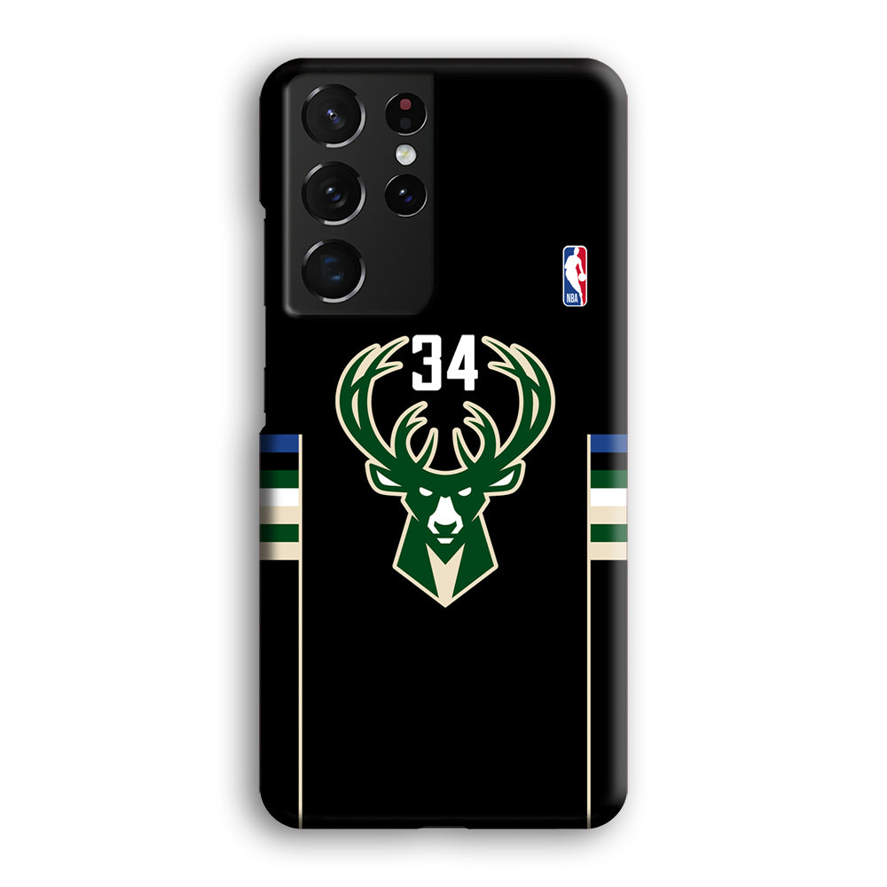 Milwaukee Bucks 34 Pride Samsung Galaxy S21 Ultra Case