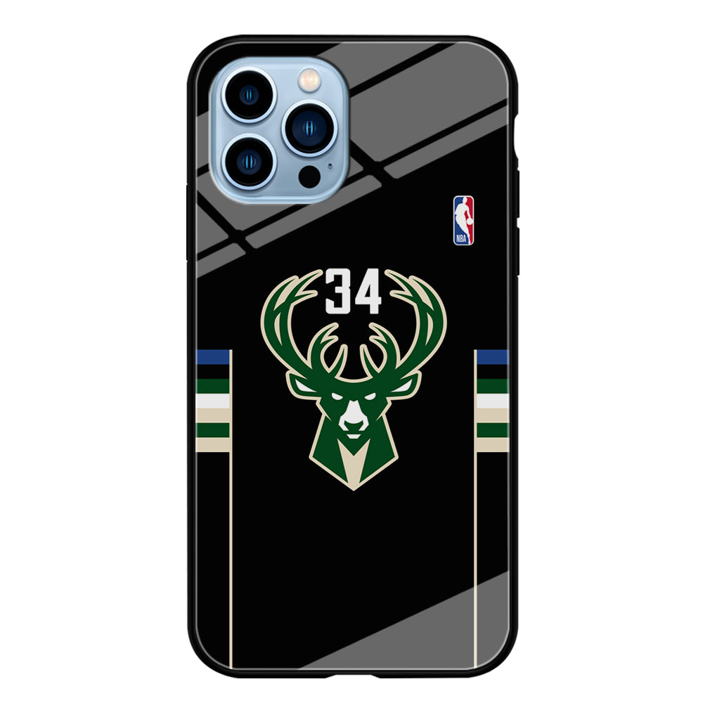 Milwaukee Bucks 34 Pride iPhone 13 Pro Max Case