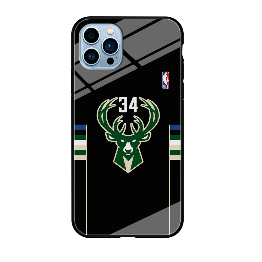 Milwaukee Bucks 34 Pride iPhone 12 Pro Case