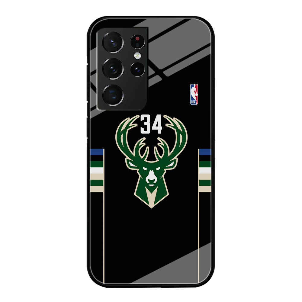 Milwaukee Bucks 34 Pride Samsung Galaxy S21 Ultra Case