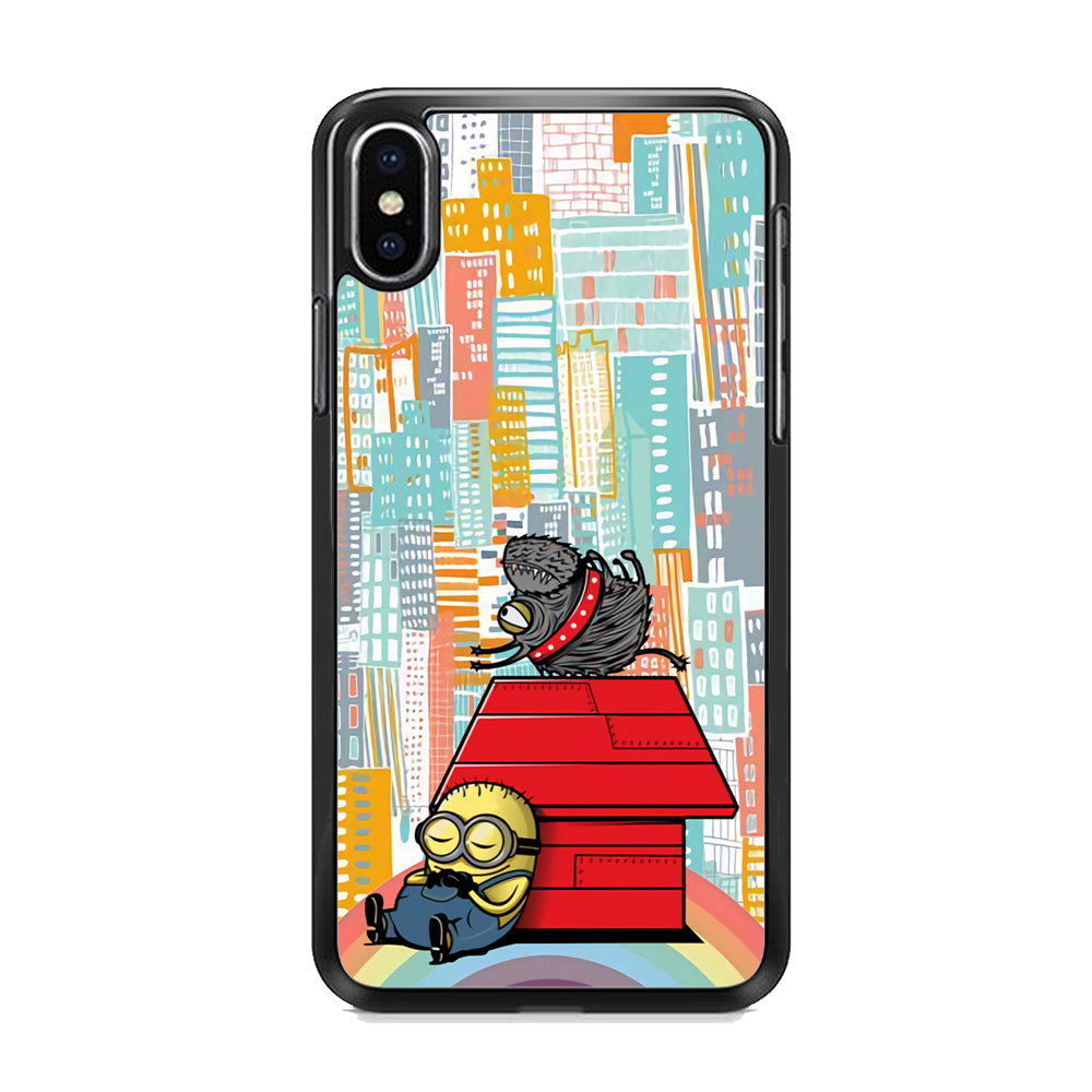 Minion City View iPhone X Case