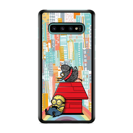 Minion City View Samsung Galaxy S10 Case
