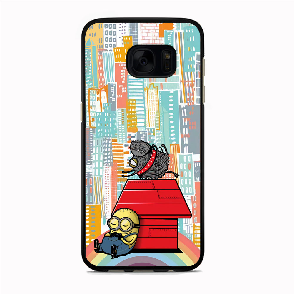 Minion City View Samsung Galaxy S7 Edge Case