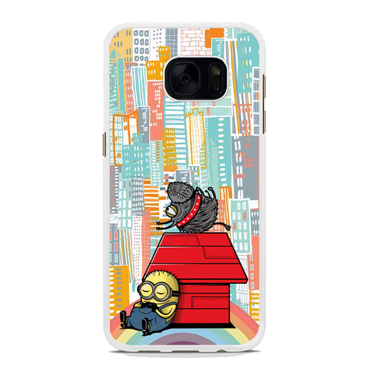 Minion City View Samsung Galaxy S7 Edge Case