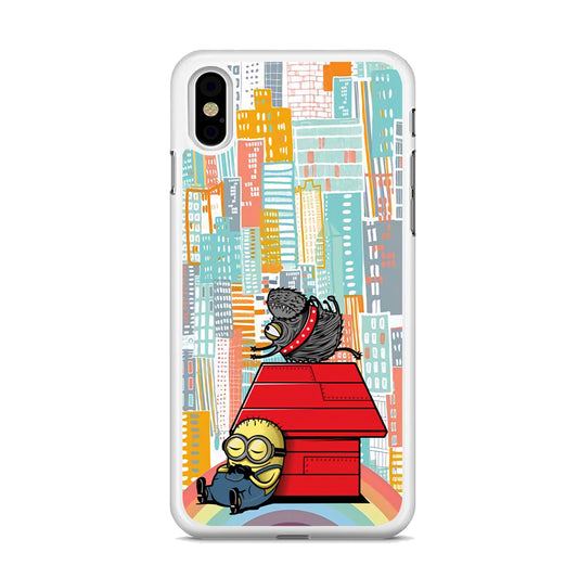 Minion City View iPhone X Case