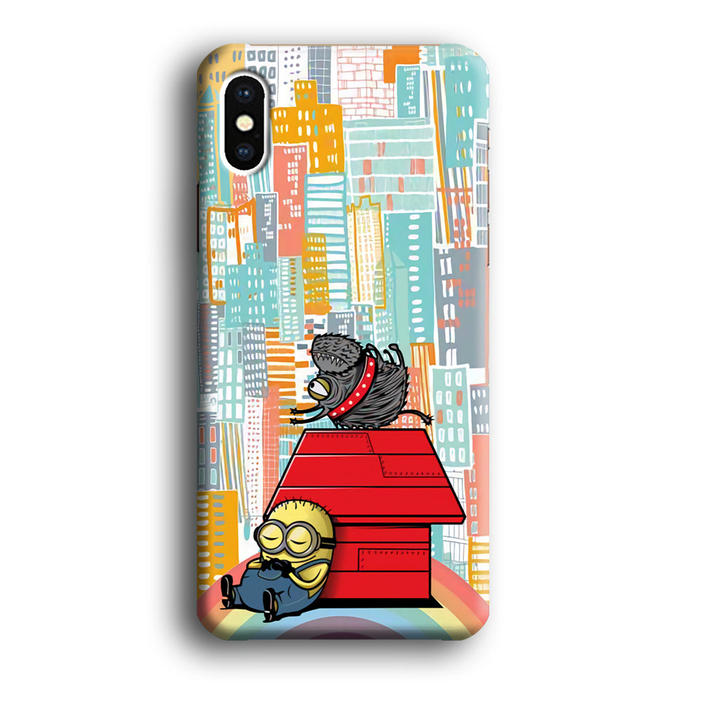 Minion City View iPhone X Case