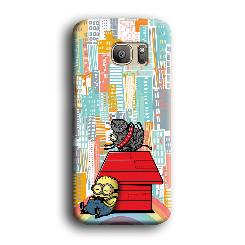 Minion City View Samsung Galaxy S7 Edge Case