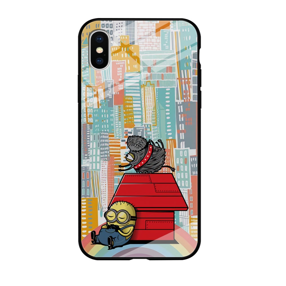 Minion City View iPhone X Case