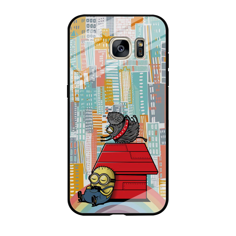 Minion City View Samsung Galaxy S7 Edge Case