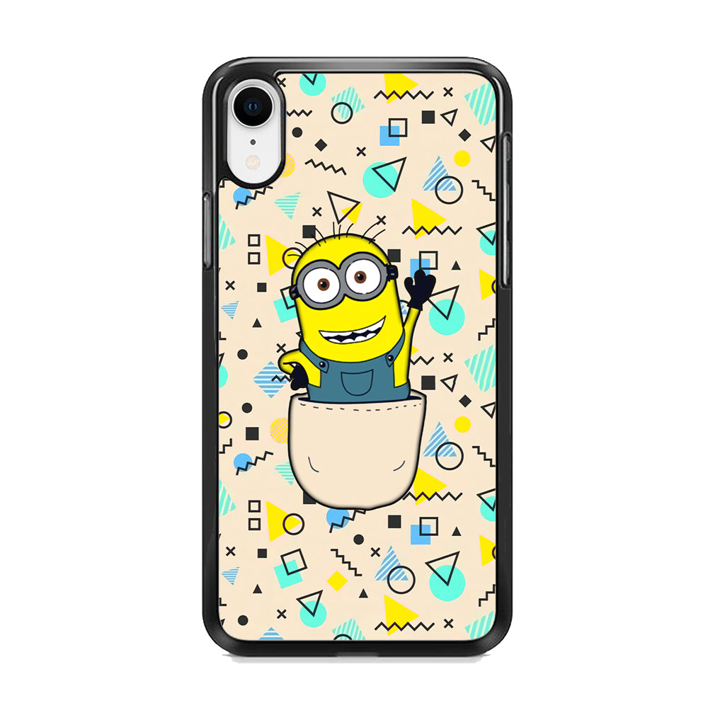 Minion Stand on The Pocket iPhone XR Case