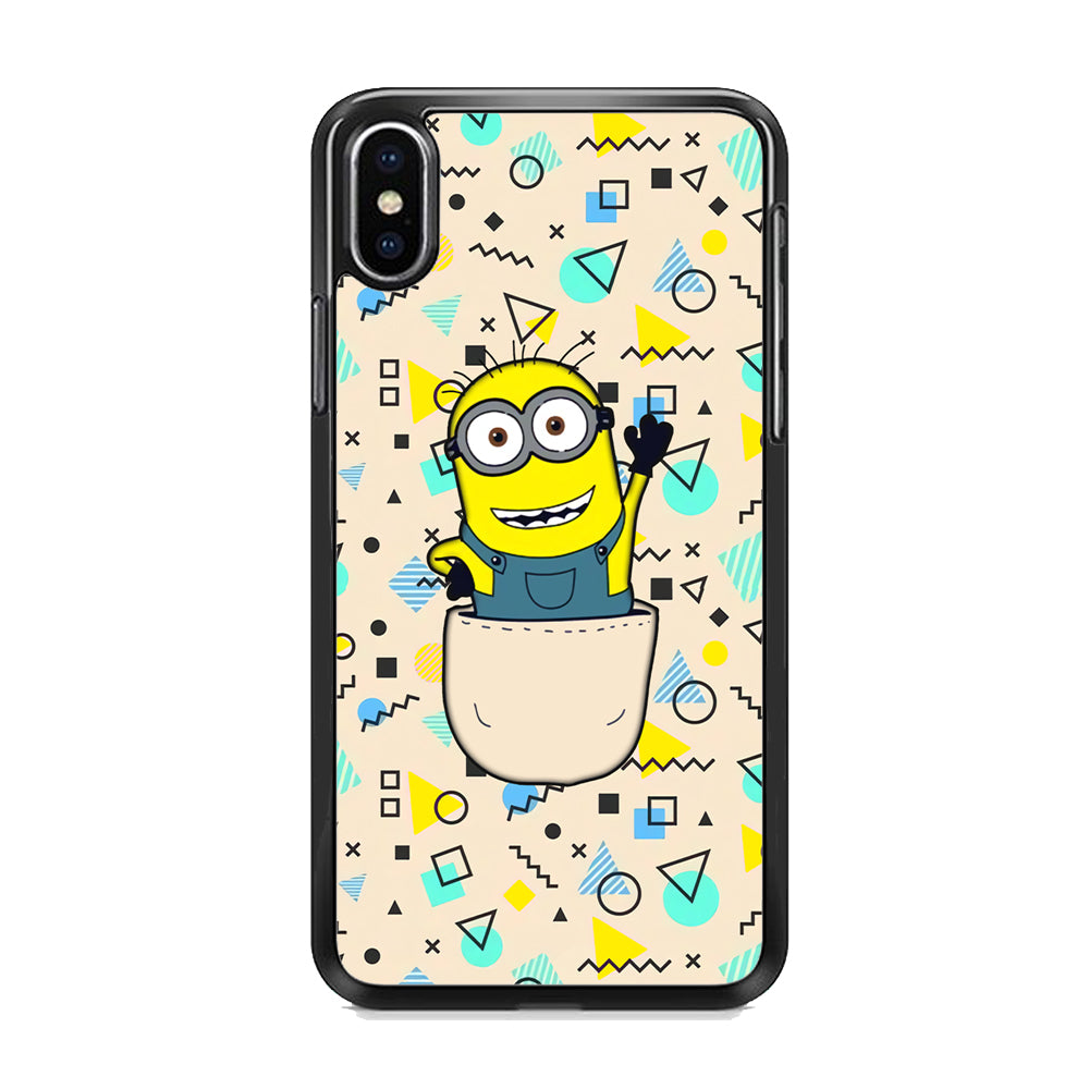 Minion Stand on The Pocket iPhone X Case