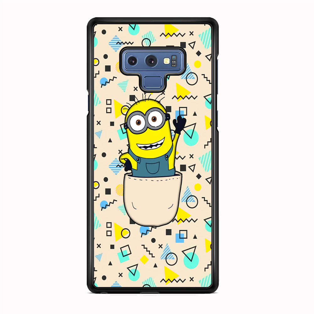 Minion Stand on The Pocket Samsung Galaxy Note 9 Case