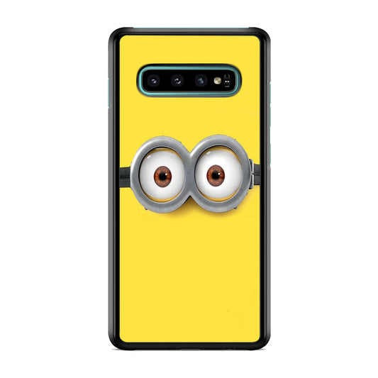 Minions Eyeglasses Samsung Galaxy S10 Plus Case