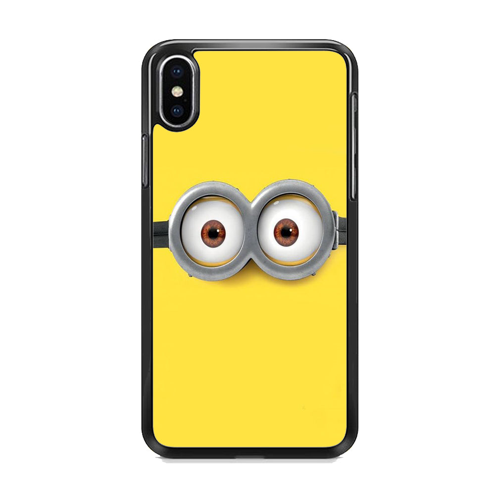 Minions Eyeglasses iPhone X Case