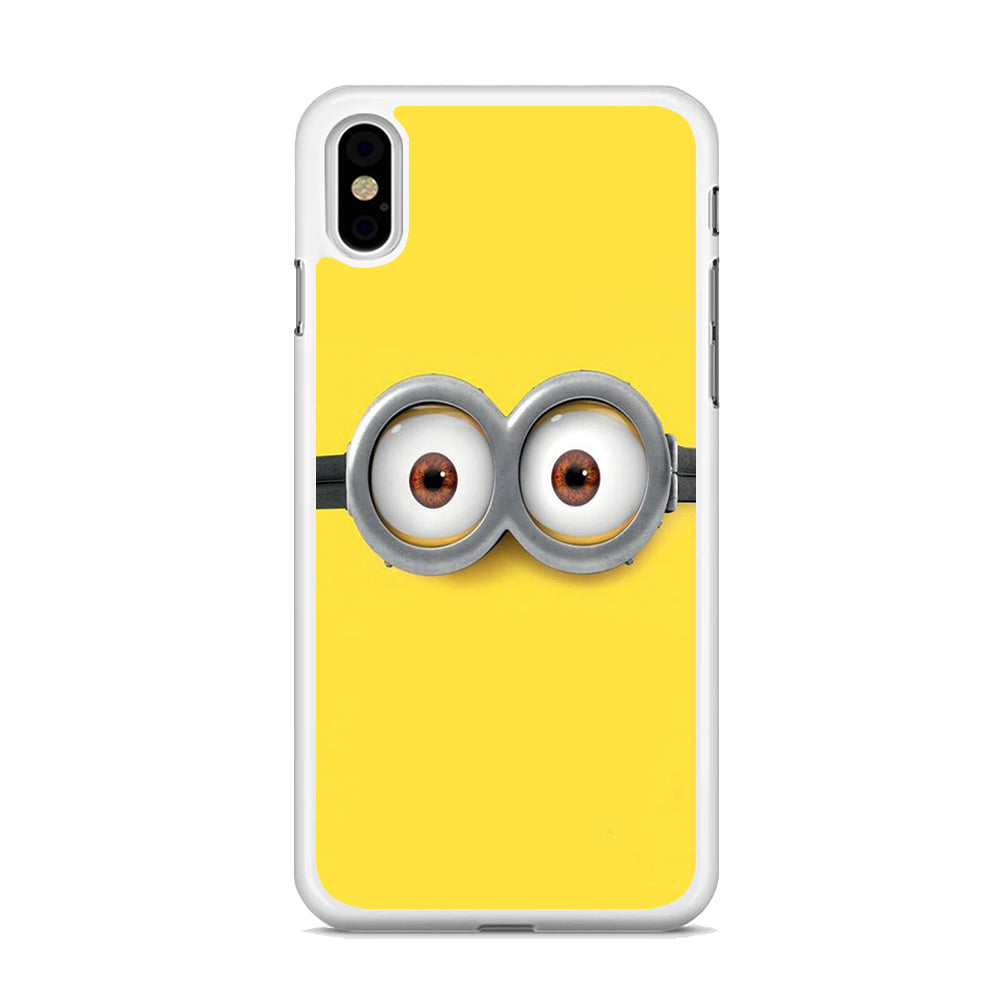 Minions Eyeglasses iPhone X Case