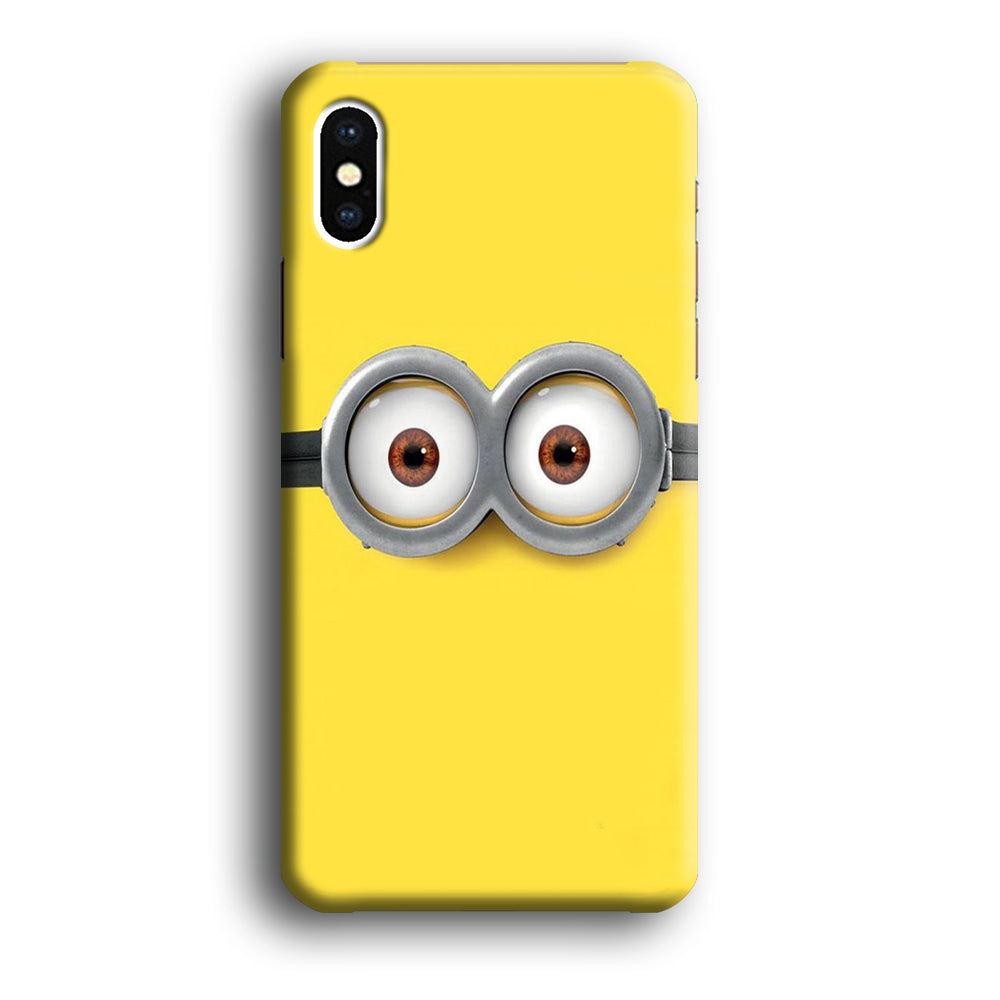 Minions Eyeglasses iPhone X Case
