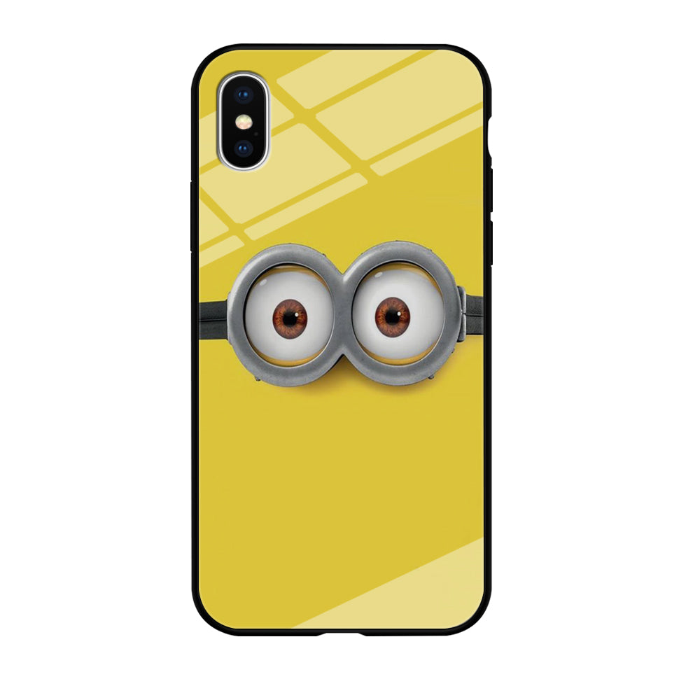Minions Eyeglasses iPhone XS Case