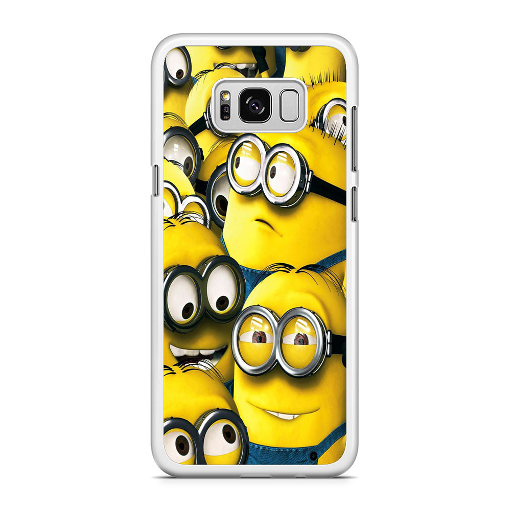 Minions Gather Around Samsung Galaxy S8 Case