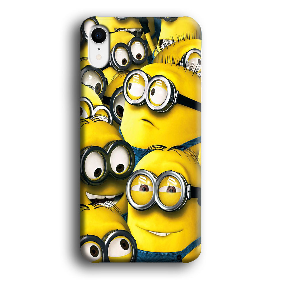 Minions Gather Around iPhone XR Case