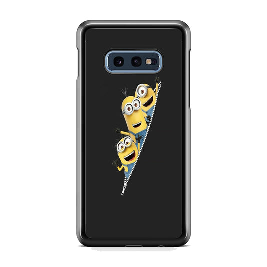 Minions Grey Zip Samsung Galaxy S10E Case