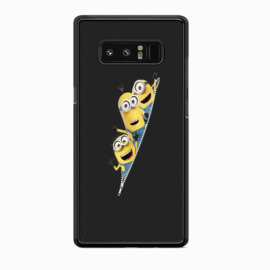 Minions Grey Zip Samsung Galaxy Note 8 Case