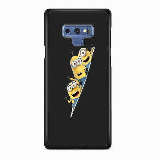 Minions Grey Zip Samsung Galaxy Note 9 Case