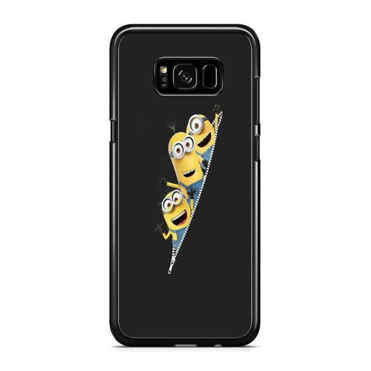 Minions Grey Zip Samsung Galaxy S8 Case