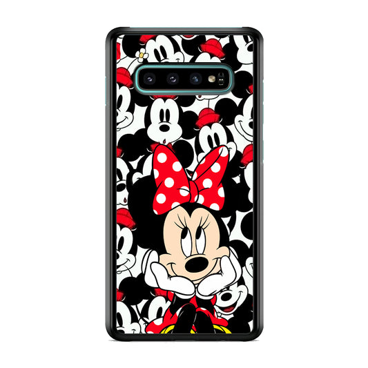 Minnie Mouse Beautiful with You Samsung Galaxy S10 Case