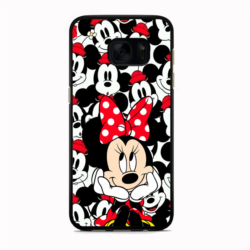 Minnie Mouse Beautiful with You Samsung Galaxy S7 Edge Case