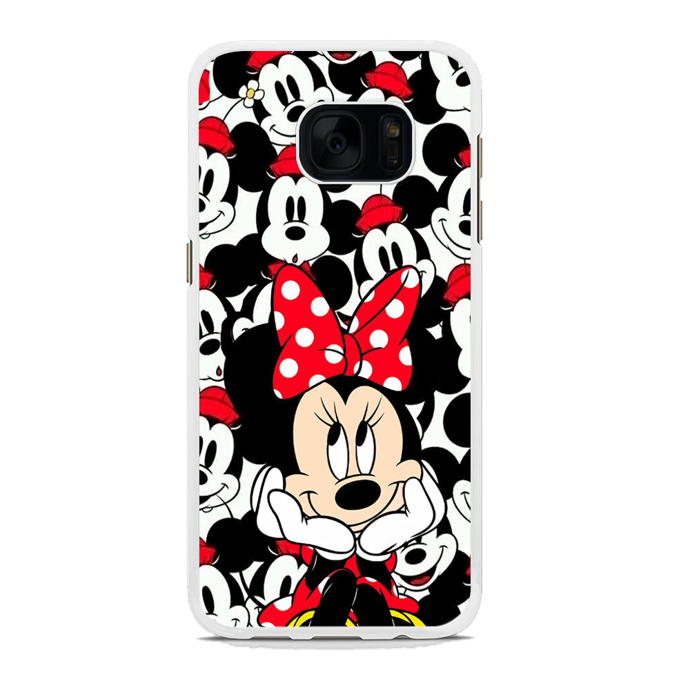 Minnie Mouse Beautiful with You Samsung Galaxy S7 Edge Case