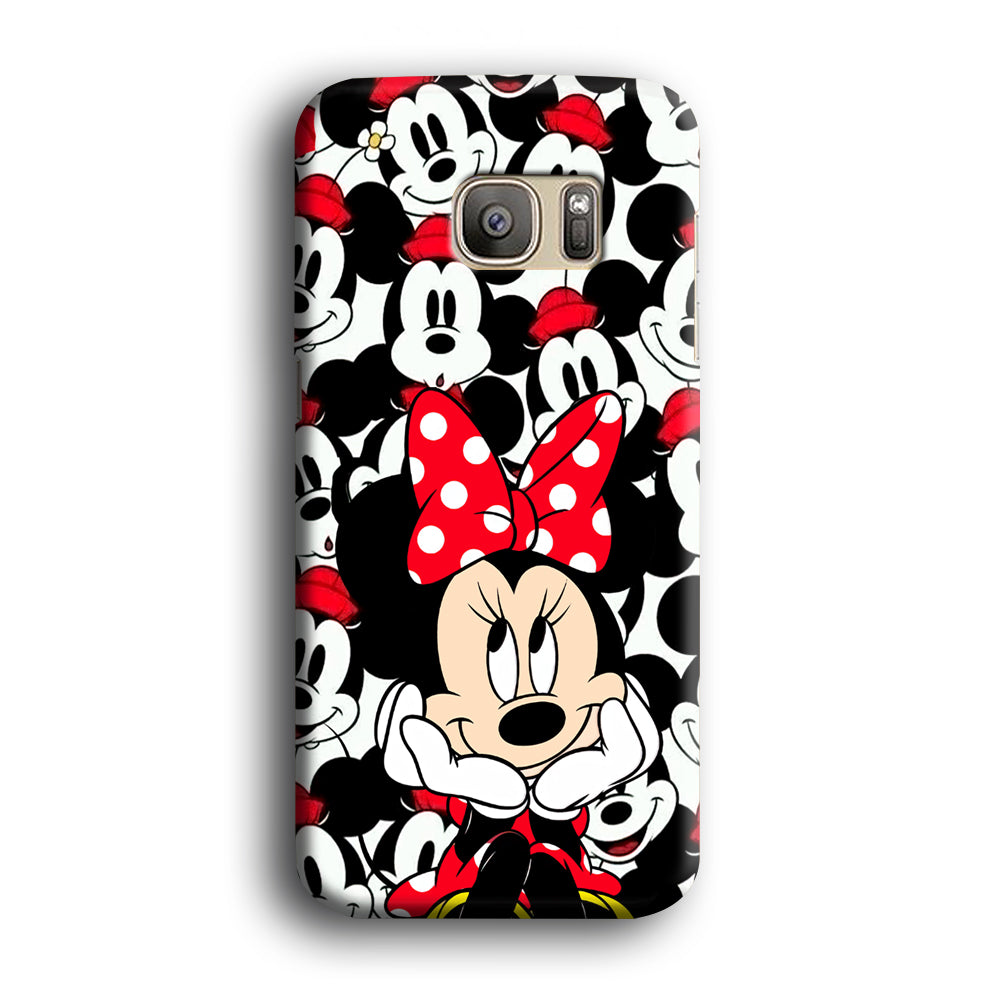Minnie Mouse Beautiful with You Samsung Galaxy S7 Edge Case