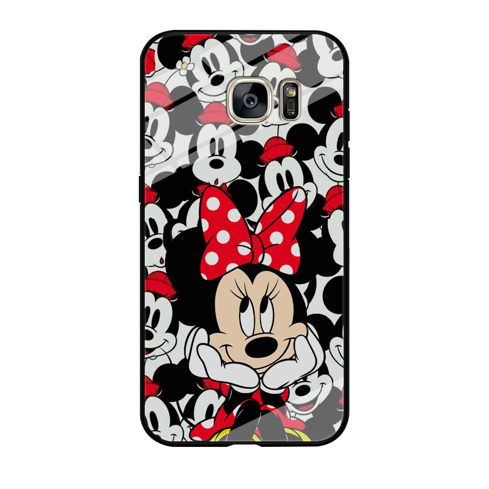 Minnie Mouse Beautiful with You Samsung Galaxy S7 Edge Case